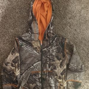 Realtree Jacket Toddler Size 3T Camo & Orange